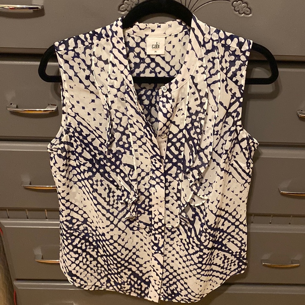 Cabi sleeveless blouse